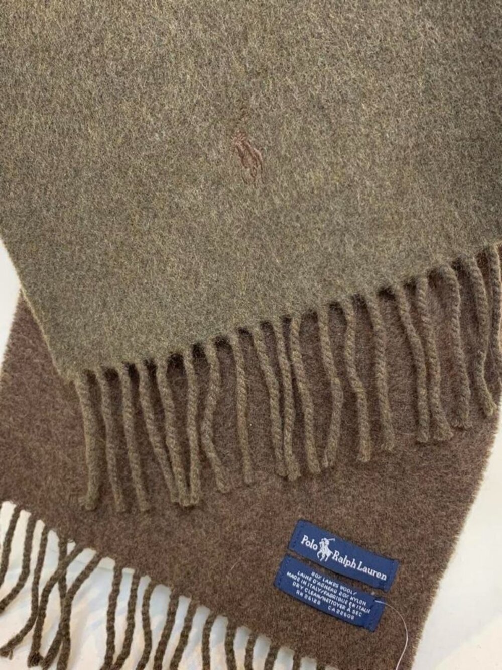 Polo Ralph Lauren Women's Brown and Khaki Scarf-wraps